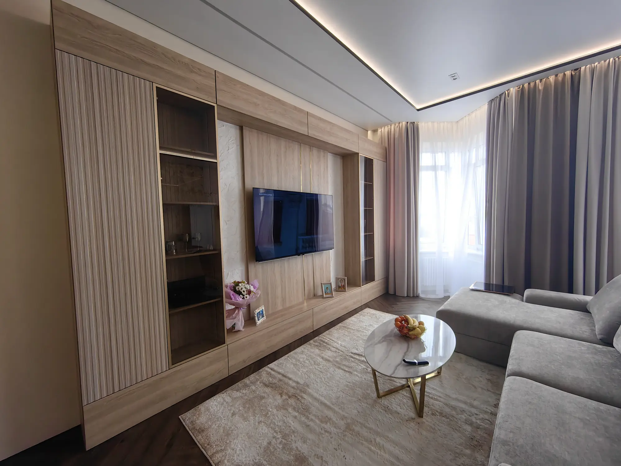 Реализованный интерьер квартиры 150 м² в ЖК «Пятый элемент», Иркутск